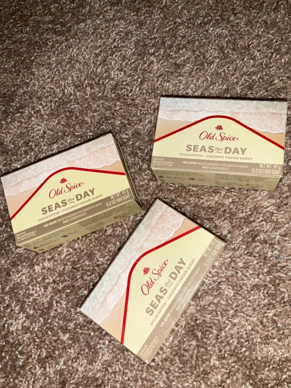 Bundle of 3-Old Spice Premium Bar Soaps